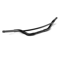 Guidon Hollywood Fat 1,25" compatible avec Harley Davidson Softail Slim 12-17 noir Craftride