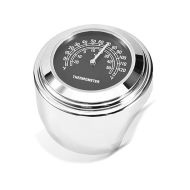 Lenkerthermometer Motorrad Craftride mit Lenkerhalter schwarz
