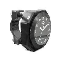 Lenkeruhr Motorrad Craftride Analog Uhr mit Lenkerhalter LK2 schwarz