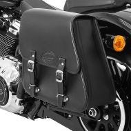 Motorrad Satteltasche Tacoma 28Ltr Seitentasche passend für Chopper Cruiser und Custombikes schwarz