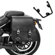 Sacoche Latérale et support compatible avec chopper / custombikes / 114 18-24 Tacoma 28l gauche Craftride
