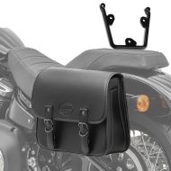 Sacoche Latérale et support compatible avec chopper / custombikes / 114 18-24 Laredo 20l gauche Craftride