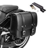Satteltasche + Halter passend für Honda CMX 250 Rebel Reno Craftride