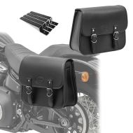 Set 2x Satteltasche + Haltesatz für Harley Davidson Softail Springer / Standard Craftride Laredo_1