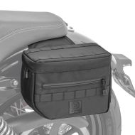 Satteltaschen Club Style passend für Harley Davidson Modellen Ballistic Nylon Craftride DC1 schwarz