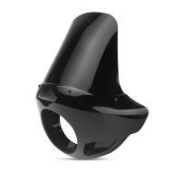 Carenage de phare compatible avec moto custom Custom pare-brise Craftride VD8 noir CB15951