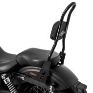 Sissy Bar Craftride CSL compatible avec Harley Davidson Dyna Street Bob 09-17, Low Rider S noir