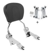 Sissy Bar Vario compatible avec Harley Davidson Road King 09-13 avec Kit de Fixation chrome Craftride
