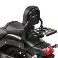 Sissy Bar XS3 compatible avec Kawasaki Vulcan S / Café 15-24 porte bagages noir Craftride