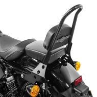 Sissy Bar détachable CSM compatible avec Harley Davidson Sportster 04-20 noir mat Craftride