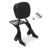 Sissy Bar compatible avec Harley Davidson Sportster 883 R Roadster 04-15 Craftride incl. Porte-bagages et Kit de montage noir
