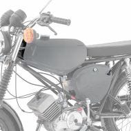 Tank / Benzintank passend für Simson S51 / S50 / S70 mit Seitendeckel Craftride silber
