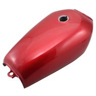 Benzin Tank passend für Honda CG 125 Kraftstoff Tank 2.4 Gal Craftride rot