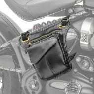 Seitentasche passend für Moto Guzzi V9 Bobber / Roamer Craftride SR1 Leder schwarz