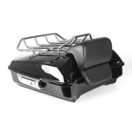 Topcase passend für Harley Davidson CVO Limited 14-22 Craftride Razor GB8 mit Gepäckgrill schwarz