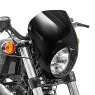 Scheinwerfer Frontmaske passend für Harley Davidson Dyna -2005/ Sportster 95-20 schwarz Craftride