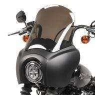Carenage de phare MG5 compatible avec Harley Davidson Softail Street Bob 18-24 Pare-Brise mat-fumé Craftride