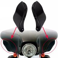 Déflecteurs latéraux compatible avec Harley Davidson Touring 96-13 noir Craftride