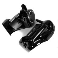 Beinschild passend für Harley Davidson Electra Glide / Classic 82-12 Craftride mit Lautsprecher schwarz