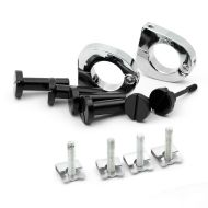 Kit de fixation rapid pour Carénage des jambes compatible avec Harley Davidson Touring 1983-2013 Craftride