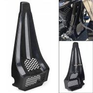 Bugspoiler passend für Harley Davidson Touring 97-13 Kühlerabdeckung Craftride BH1 glänzend schwarz