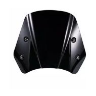 Pare-brise Craftride RW2 compatible avec Husqvarna Svartpilen 701 / 401 / 125 saute vent noir