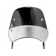 Pare-brise Craftride RW3 compatible avec Kawasaki W 800 / W 650 saute vent noir