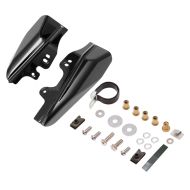 Mittelrahmen Windabweiser passend für Harley Davidson Touring 01-08 Hitzeschutz Craftride WA4 schwarz