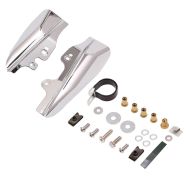 Windabweiser passend für Harley Davidson Touring 01-08 Wärme Windschutz Craftride WA4 chrom