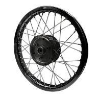 Jante à rayons aluminium 1,6x16 compatible avec Simson S51 S50 S70 Schwalbe KR51 rayons inox Craftride AF27 noir