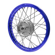 Jante à rayons aluminium 1,6x16 compatible avec Simson S51 S50 S70 Schwalbe KR51 Craftride AF14 bleu