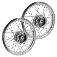 Set 2x Felge 2,15x16 breit Speichenrad Alu passend für Simson S51 S50 S70 Schwalbe KR51 Alufelge Craftride AF25