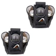 Set 2x Sac compatible avec casque de ski / chaussures de ski SR1 Cranit sac à casque sac à dos de voyage noir