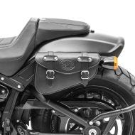 Sacoche compatible avec Moto Guzzi V7 / Cafe / Classic Craftride Arizona 3Ltr gauche en noir