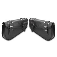 Motorrad Satteltaschen Craftride Arizona 3Ltr passend für Custombikes rechts und links in schwarz