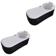 Set 2x Aufblasbare Outdoor Badewanne AB7 Divit tragbare Outdoor Badewanne aufblasbar