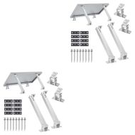 Set 2x Solarmodul Halterung verstellbar bis 60 Grad Divit SH1 Wand Flachdach Solarpanel Halterung