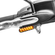 LED Lenkerblinker für Harley Davidson Softail Standard / Street Bob Lumitecs Blinker M2 getönt_1