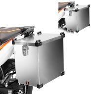 2x Moto Valise latérale aluminium Bagtecs Namib 40Ltr Discount Set