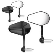 2x Rétroviseur Paire (4 pièces) Embout de guidon avec ECE Retroviseur moto paire Zaddox SP6 Discount Set