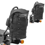 2x Sissybar Tasche passend für Chopper und Cruiser Hecktasche Craftride DB4 Spar-Set