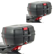2x Top Case Moto  Bagtecs TB6 32 Litres Universal Discount Set