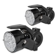 2x Motorrad Zusatzscheinwerfer LED S2 Lumitecs einzeln mit E-Zulassung Spar-Set