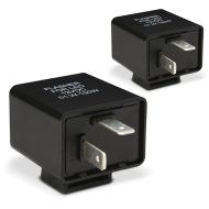 2x 12V Motorrad Blinker Relais 2 L-PIN Lumitecs Blinkergeber LED Lastunabhängig Spar-Set