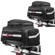 2x Motorrad Hecktasche Bagtecs K55 Soziussitz Tasche 55L wasserdicht Spar-Set