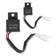 2x 12V Motorrad Blinker Relais 2 PIN Lumitecs Blinkergeber LED Lastunabhängig Spar-Set