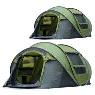 2x 4-5 Personen Zelt Tourtecs PZ3 Wurfzelt Pop-Up Zelt Spar-Set