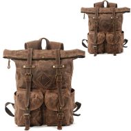 2x Sac à dos moto Canvas Craftride RG7 Sacoche moto Vintage 25Ltr Retro marron Discount Set