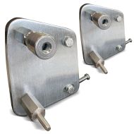 2x Adapterplatte für ConStands Power Evo passend für Yamaha MT-09 21-24 Spar-Set