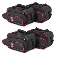 2x Koffer Innentaschen passend für Ducati Multistrada 15-20 Seitenkoffer Bagtecs Spar-Set
